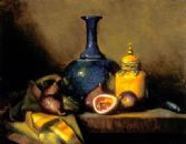 Blue Carafe and Moroccan Box