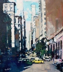 Cab Crossing, NYC